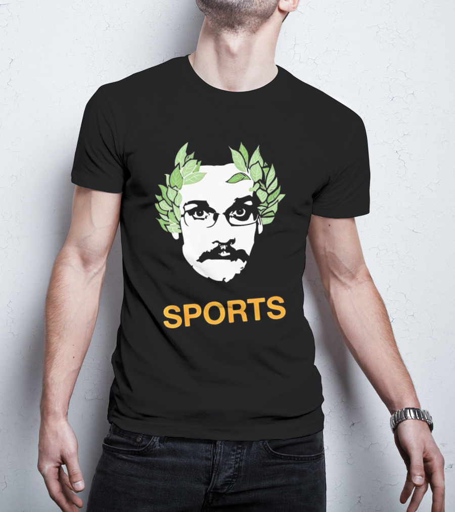Olympic John Laurel Wreath Face Sports T-Shirt
