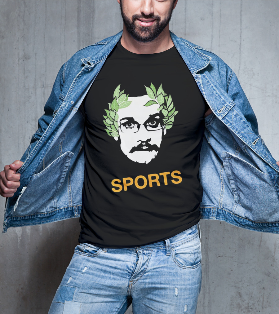 Olympic John Laurel Wreath Face Sports T-Shirt