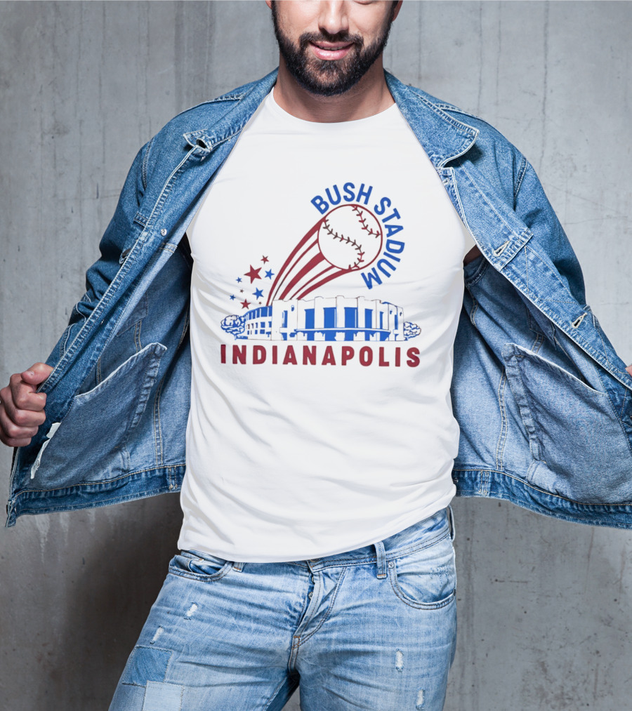Bush Stadium Indianapolis Baseball T-Shirt