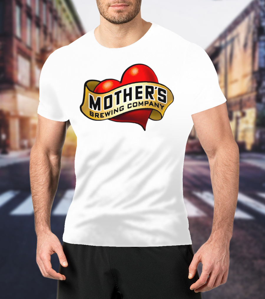Mother's Brewing Company Heart Red Emblem T-Shirt