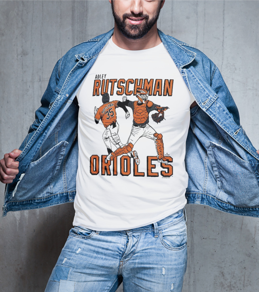 Adley Rutschman Baltimore Orioles #35 MLB Catcher T-Shirt