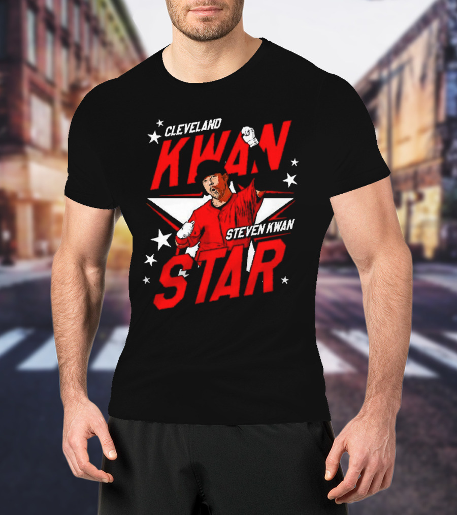 Cleveland Kwan Steven Kwan Star T-Shirt