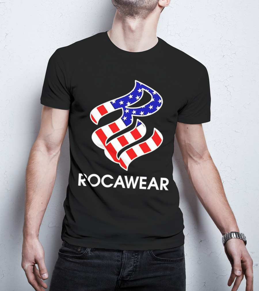 Rocawear American Flag Logo Freedom T-Shirt
