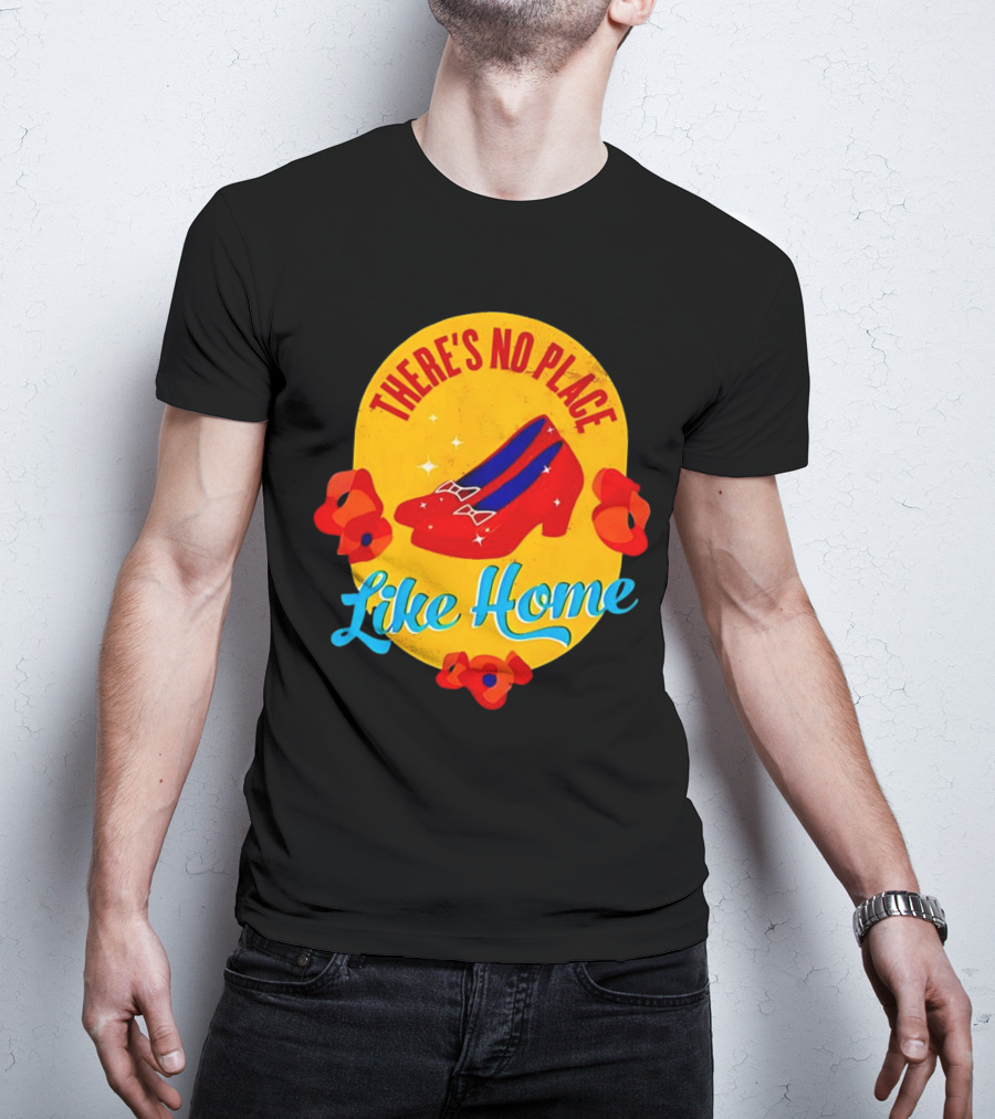 There's No Place Like Home Red Shoes Vintage T-Shirt
