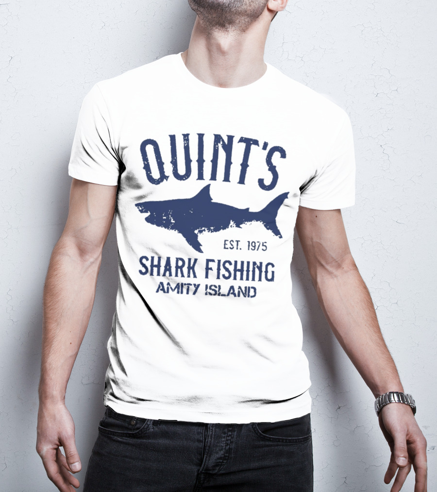 Quint’s Shark Fishing Amity Island EST 1975 T-Shirt