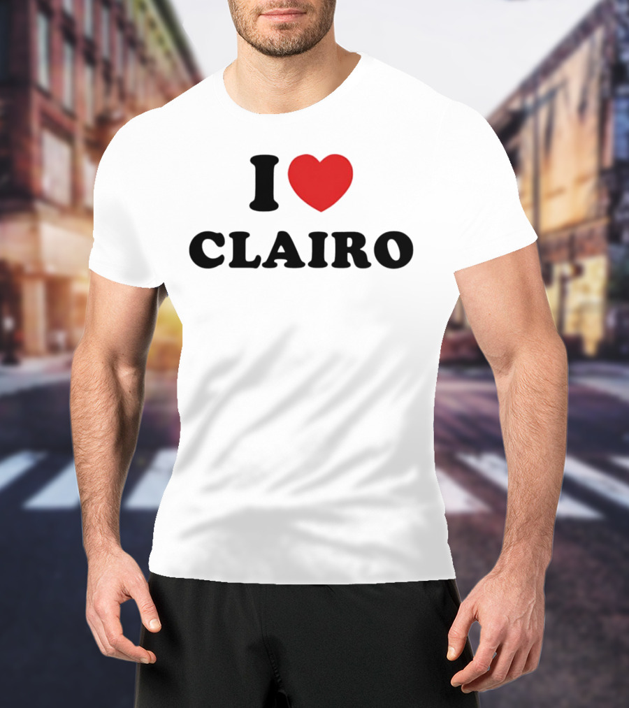 I Love Clairo Heart T-Shirt