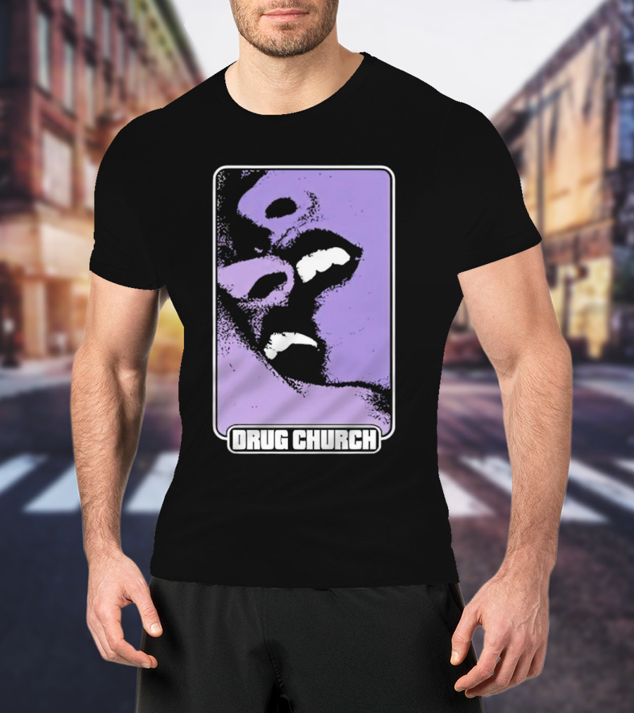 Drug Church Purple Lips Pure Noise T-Shirt