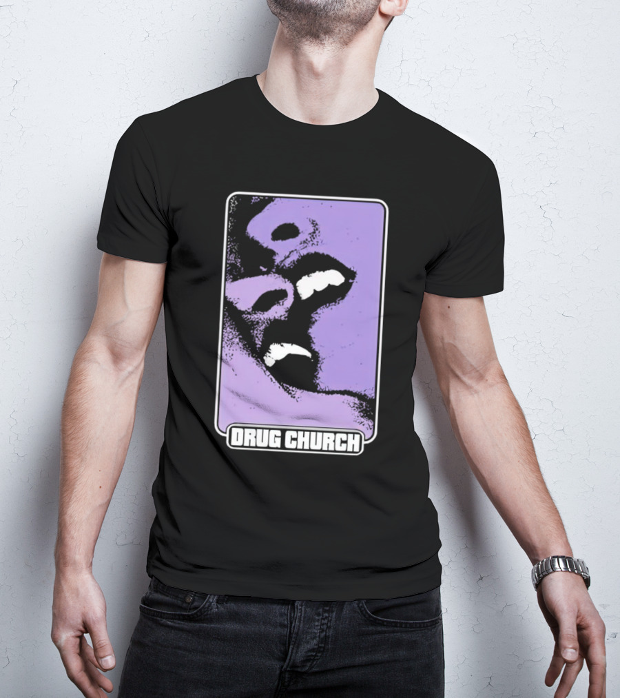 Drug Church Purple Lips Pure Noise T-Shirt