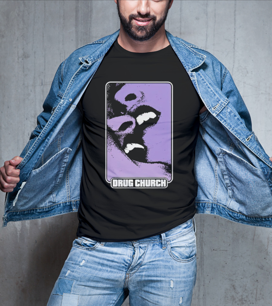 Drug Church Purple Lips Pure Noise T-Shirt