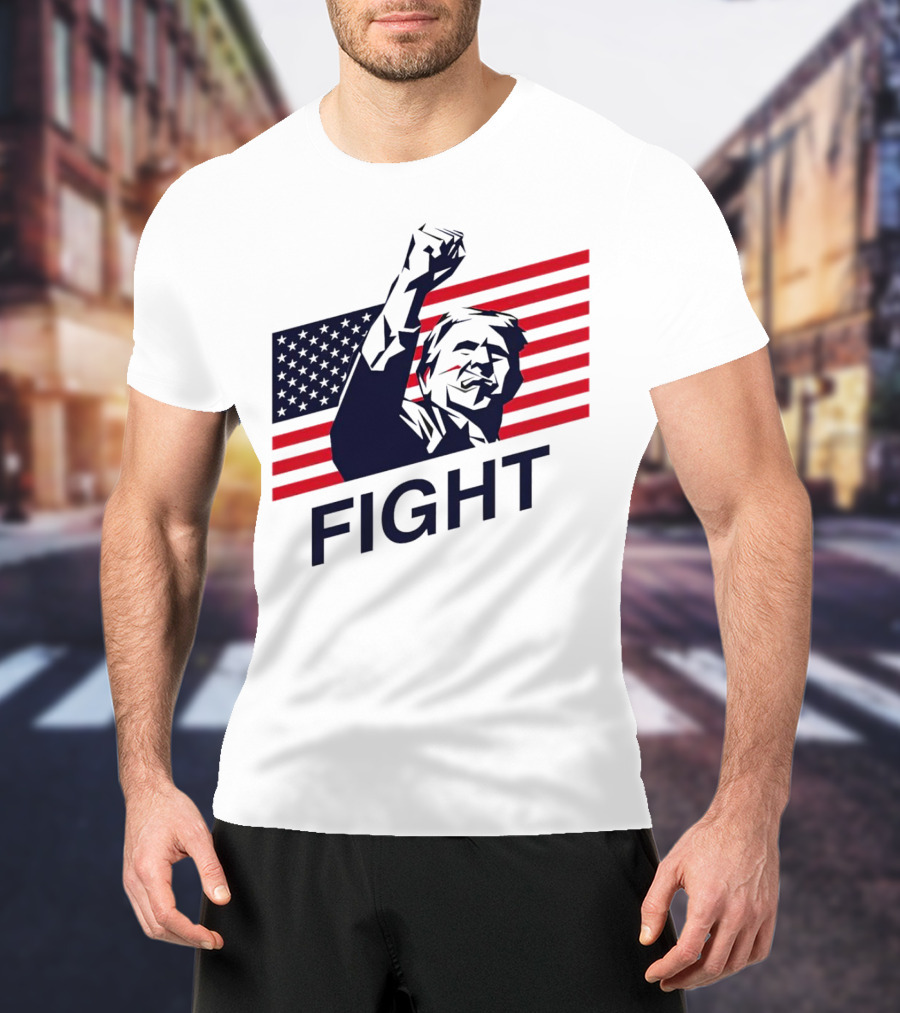 Fight American Flag Patriot T-Shirt
