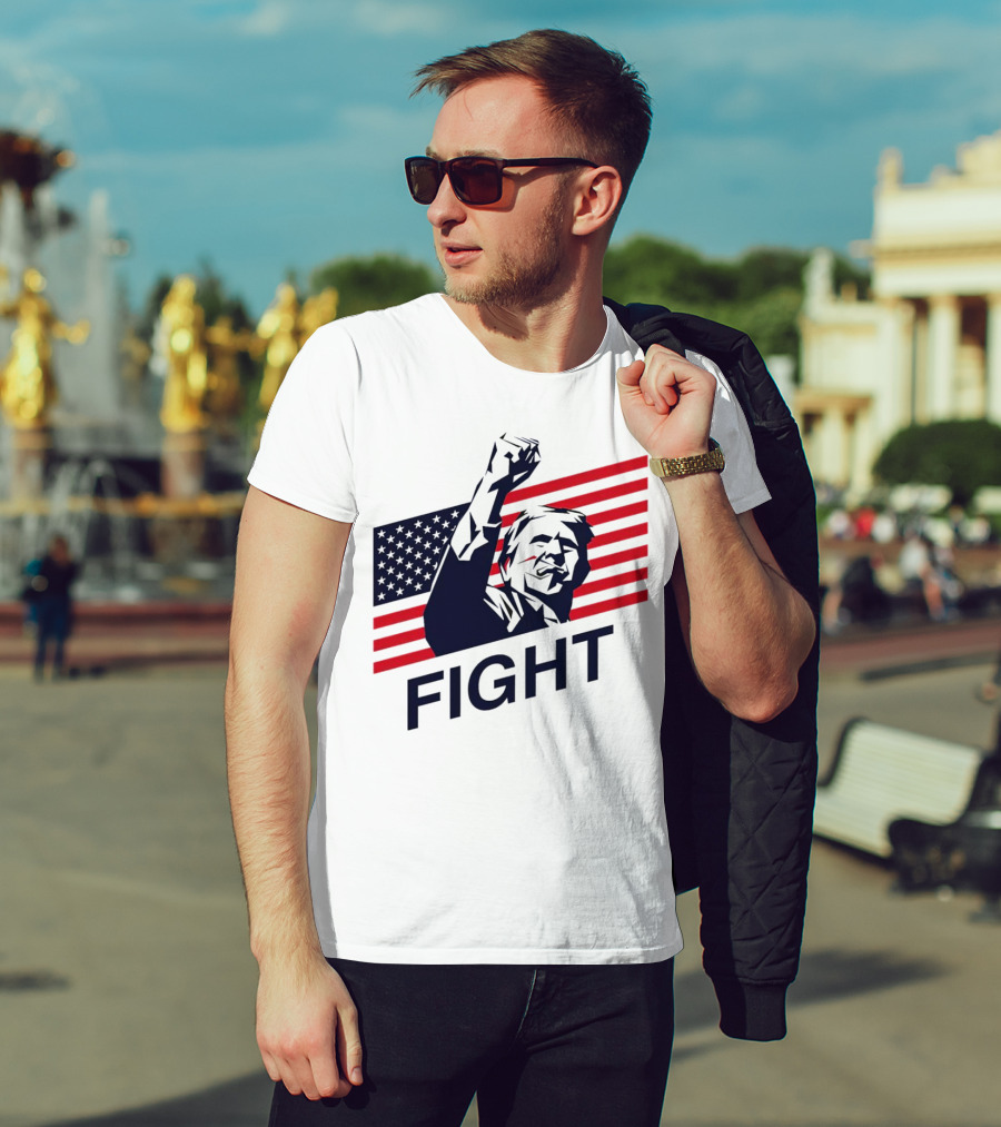 Fight American Flag Patriot T-Shirt