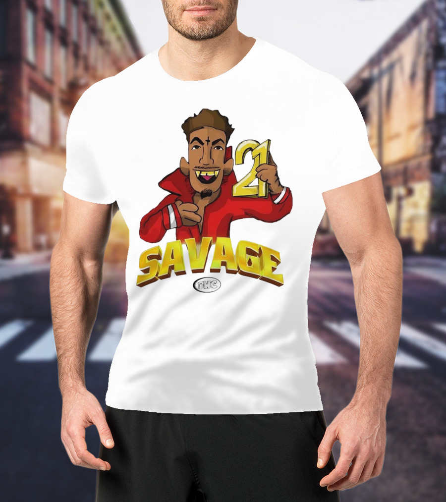 Savage 21 PWC Cartoon Character T-Shirt