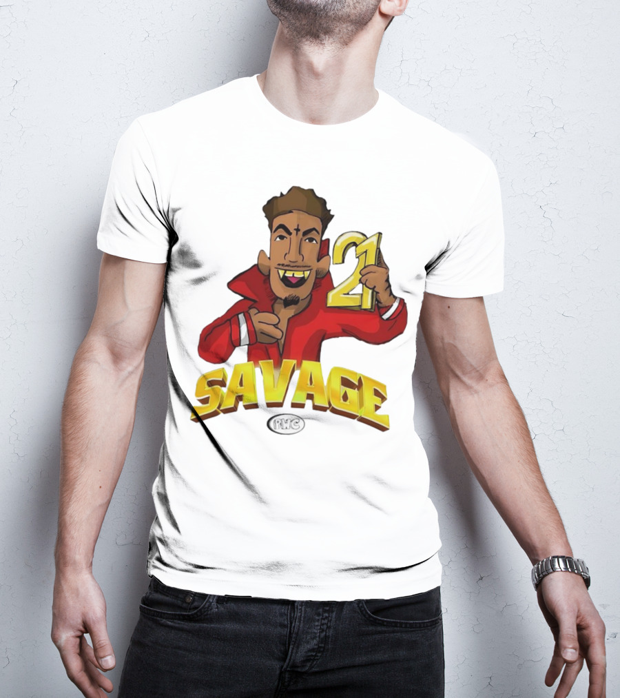 Savage 21 PWC Cartoon Character T-Shirt