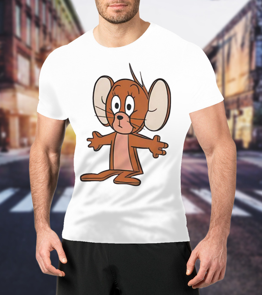 Hanna Barbera Tom And Jerry Jerry Iconic Character T-Shirt