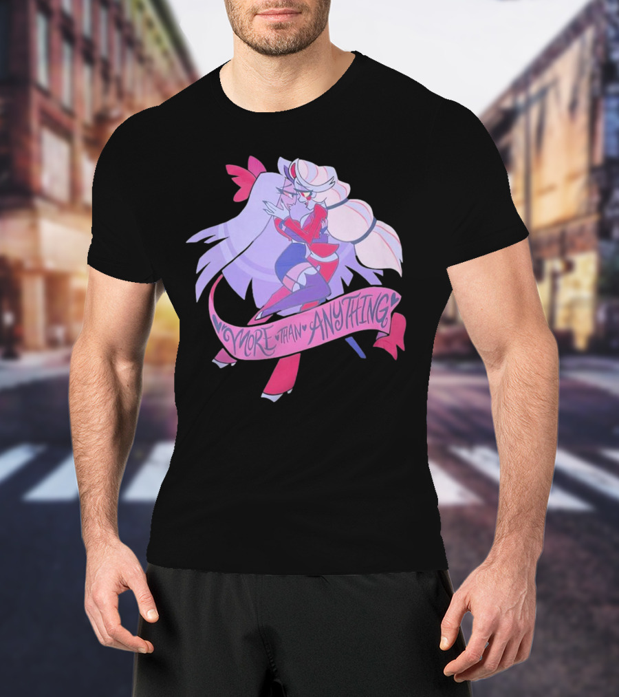 Charlie And Vaggie Hazbin Hotel More Than Anything T-Shirt