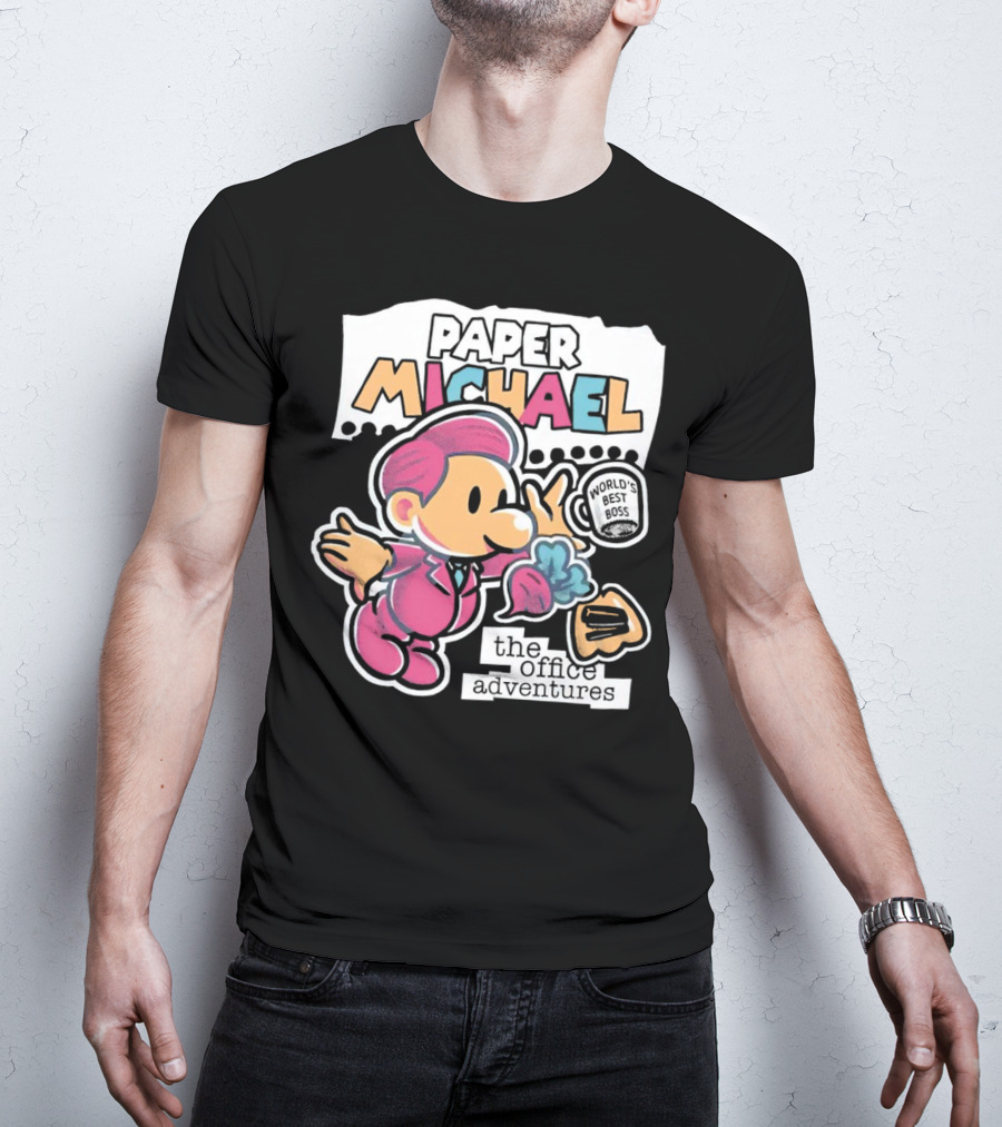 Paper Michael World's Best Boss The Office Adventures T-Shirt