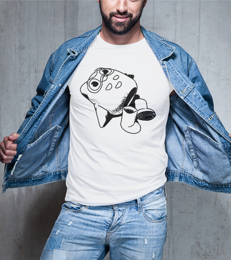 Duolingo Store Disgruntled Duo Owl With Boots T-Shirt