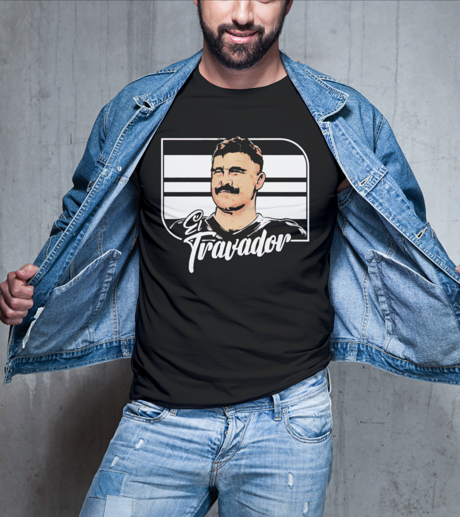 Travis Kelce El Travador NFL Football Player Caricature T-Shirt