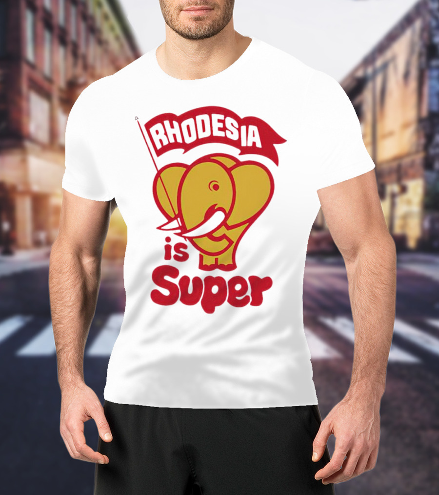 Rhodesia Is Super Elephant T-Shirt