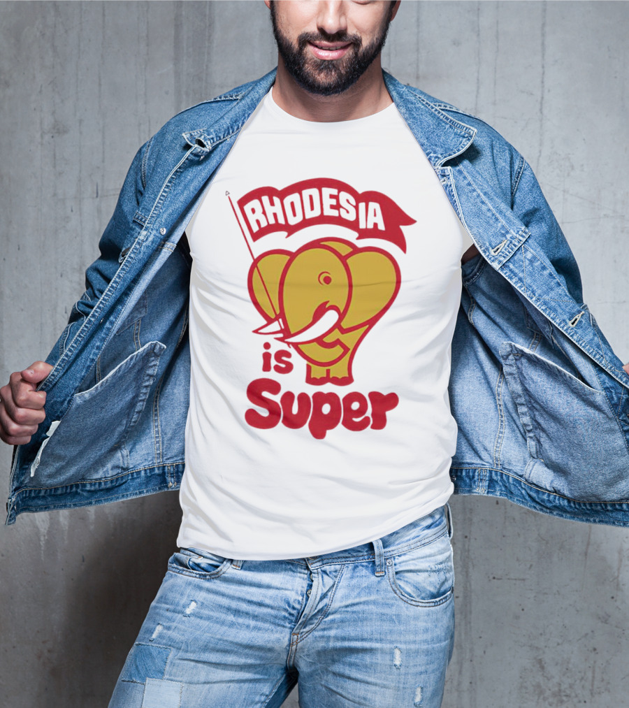 Rhodesia Is Super Elephant T-Shirt