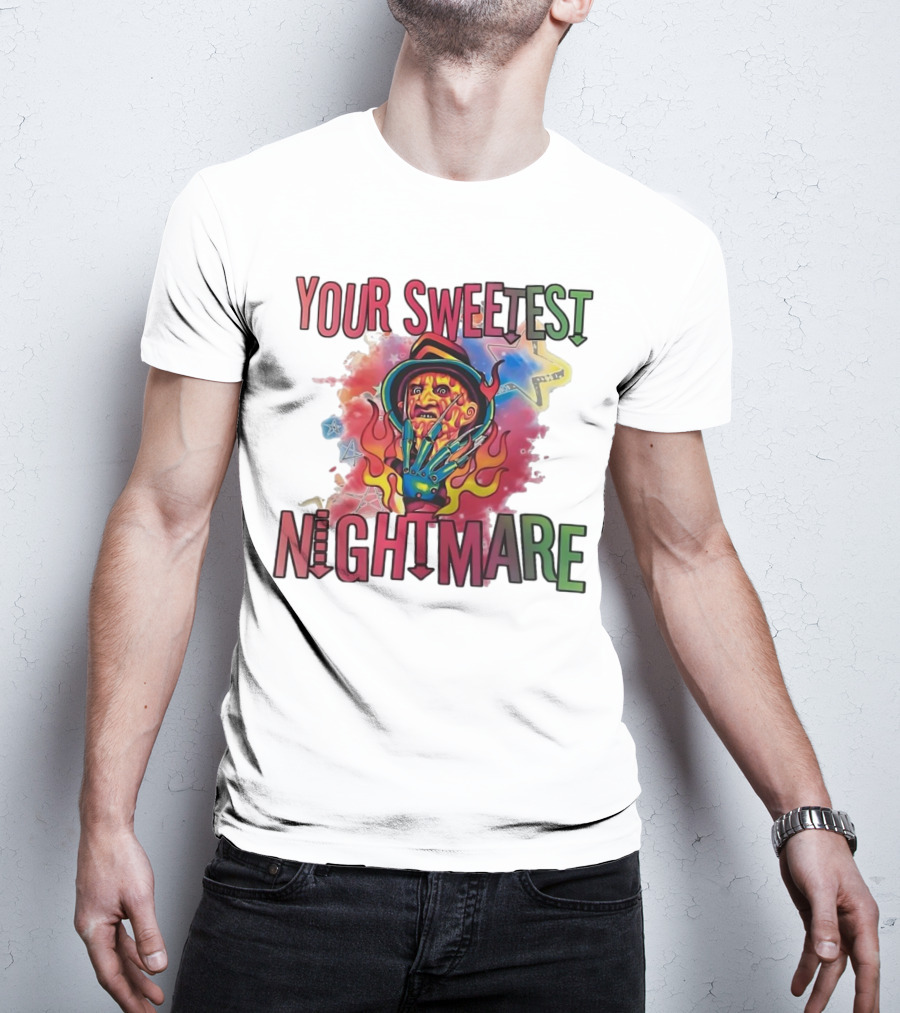 Your Sweetest Nightmare Freddy Krueger Halloween T-Shirt