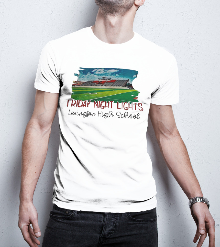 Friday Night Lights Lexington High School Football Stadium T-Shirt