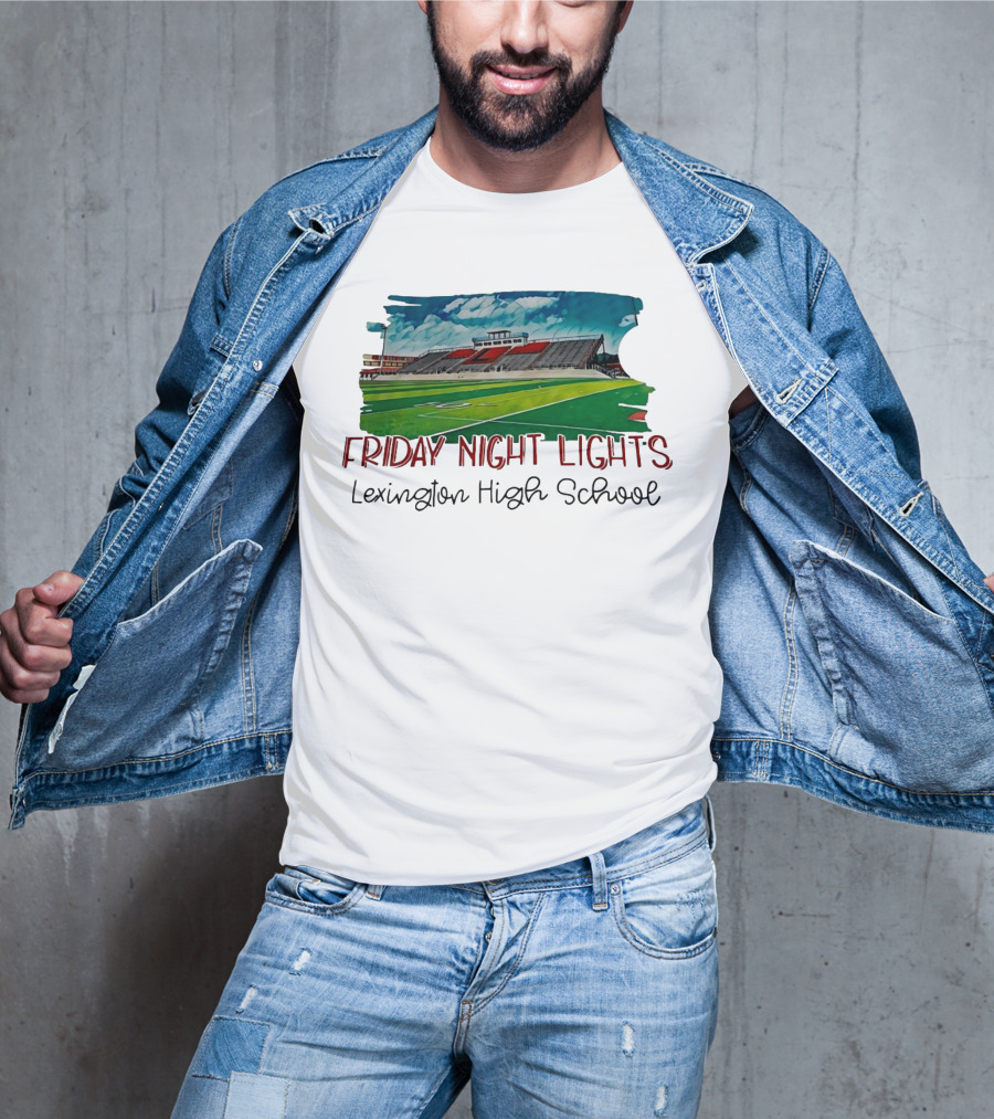 Friday Night Lights Lexington High School Football Stadium T-Shirt