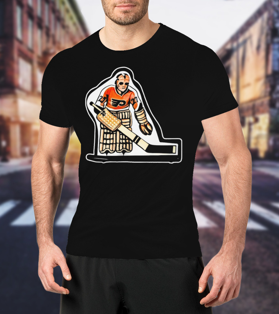 Philadelphia Flyers Jason Voorhees Hockey Mashup Noah Cates T-Shirt