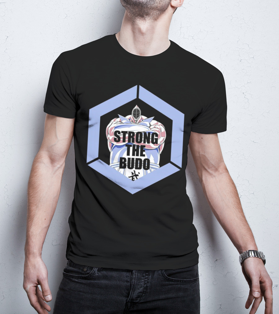 Strong The Budo Martial Arts Warrior Hexagon Emblem T-Shirt