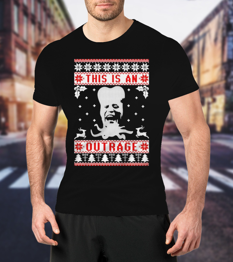 This Is An Outrage The Mighty Boosh Ugly T-Shirt