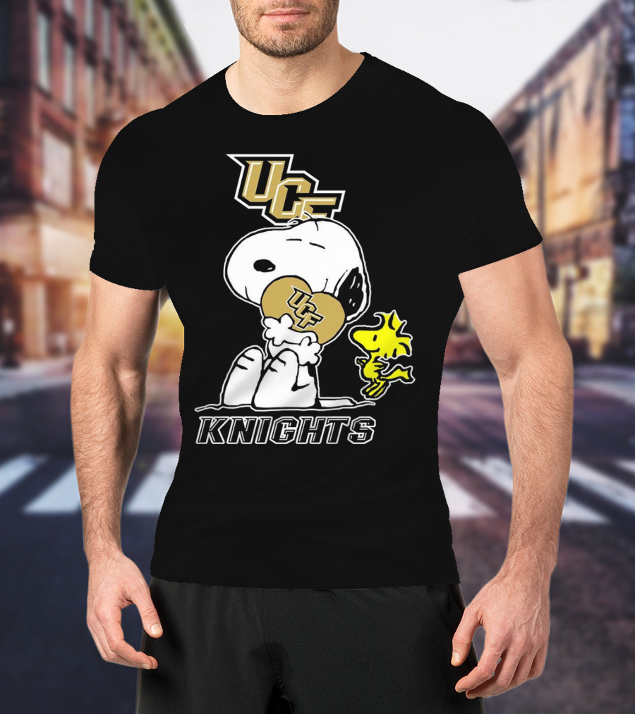 Snoopy And Woodstock UCF Knights Football Team Spirit T-Shirt