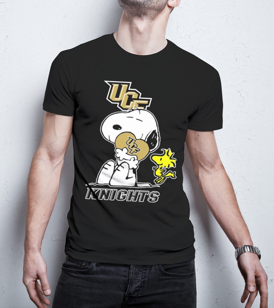 Snoopy And Woodstock UCF Knights Football Team Spirit T-Shirt