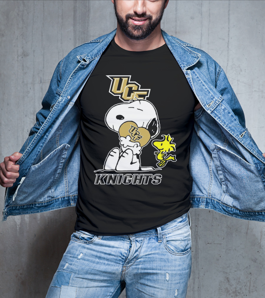 Snoopy And Woodstock UCF Knights Football Team Spirit T-Shirt