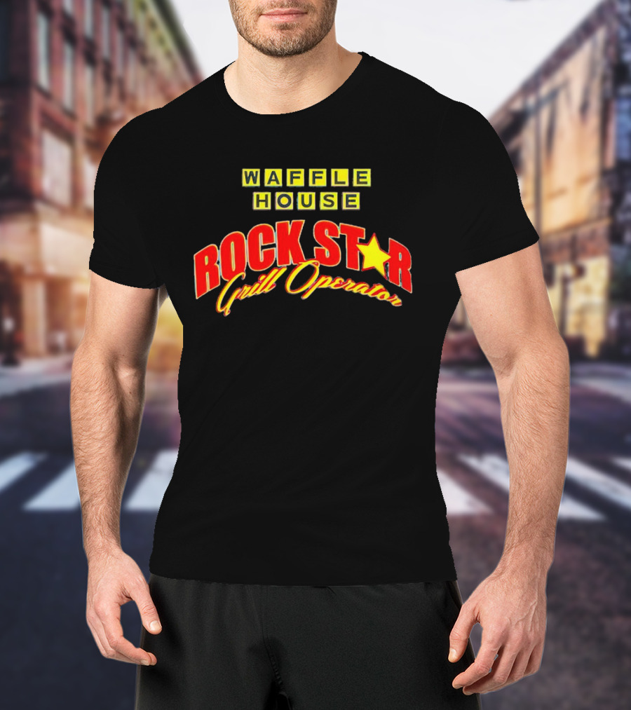 Waffle House Rock Star Grill Operator T-Shirt