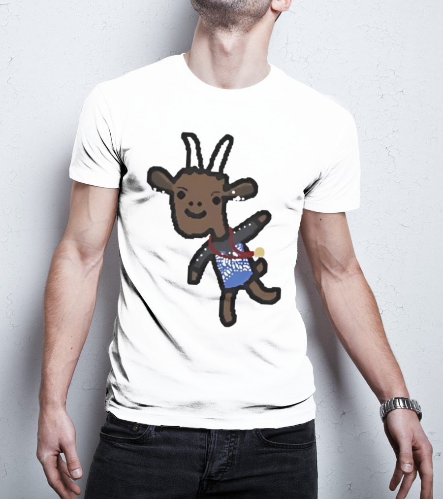 Goat Wearing Medal Inspired By Gymnastics Champion T-Shirt