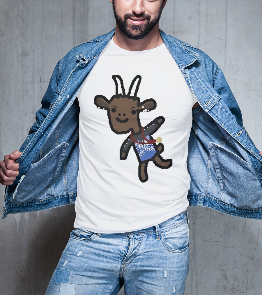 Goat Wearing Medal Inspired By Gymnastics Champion T-Shirt