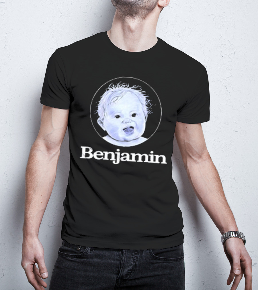 Garrett Watts Baby Benjamin Funny Sketch Drawing T-Shirt