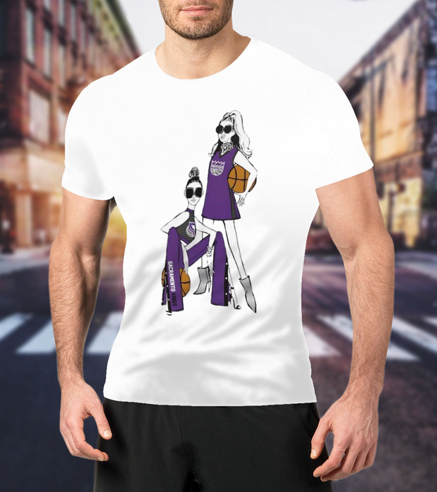 Sacramento Kings G-III 4Her Basketball Girls Fashion T-Shirt