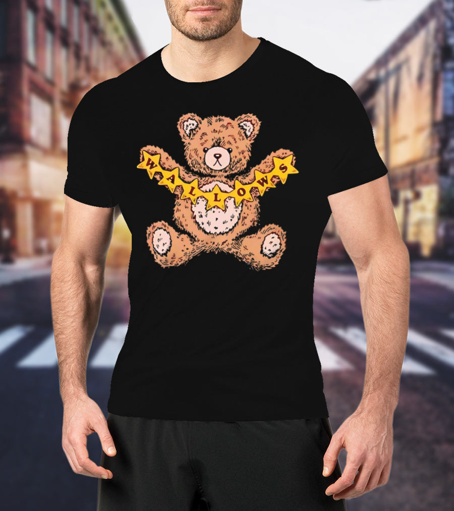 Wallows Teddy Bear Holding Stars T-Shirt