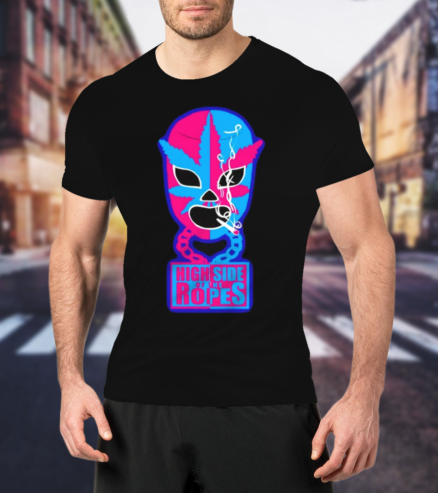 High Side Of The Ropes Karnival Of Kush Mask Smoke Chain T-Shirt