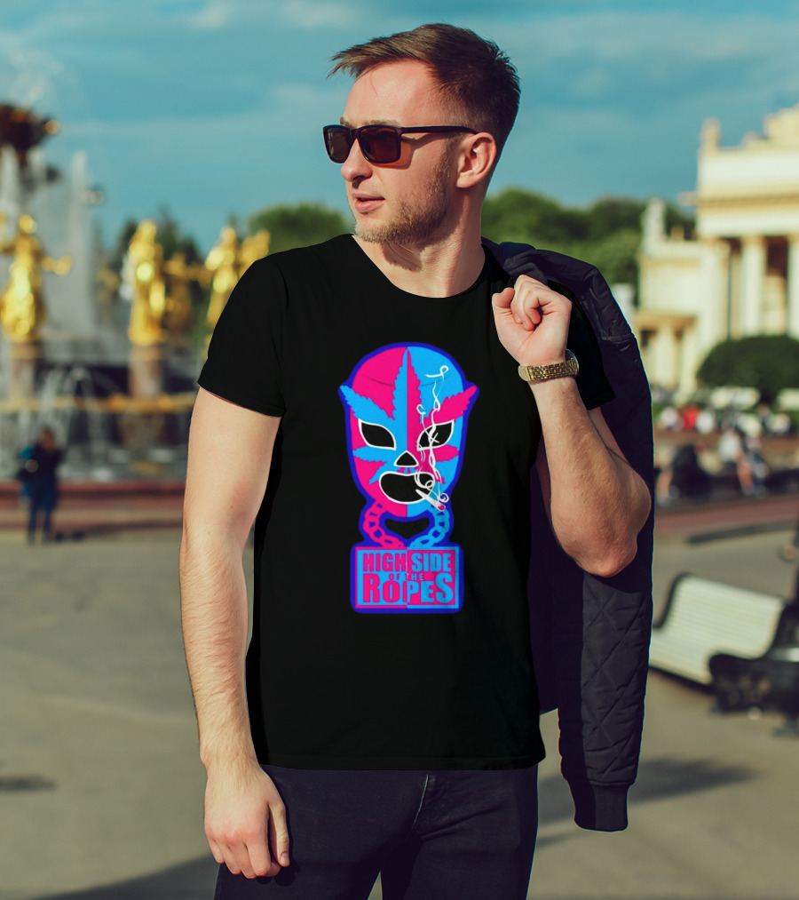 High Side Of The Ropes Karnival Of Kush Mask Smoke Chain T-Shirt