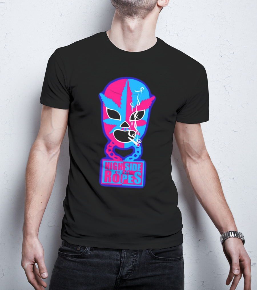 High Side Of The Ropes Karnival Of Kush Mask Smoke Chain T-Shirt