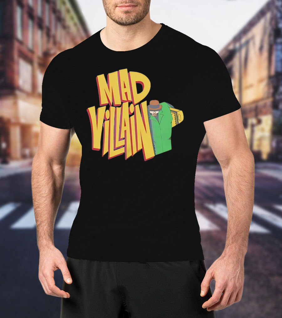 Mad Villain Lurk Mystery Figure In Green Trench Coat And Hat T-Shirt