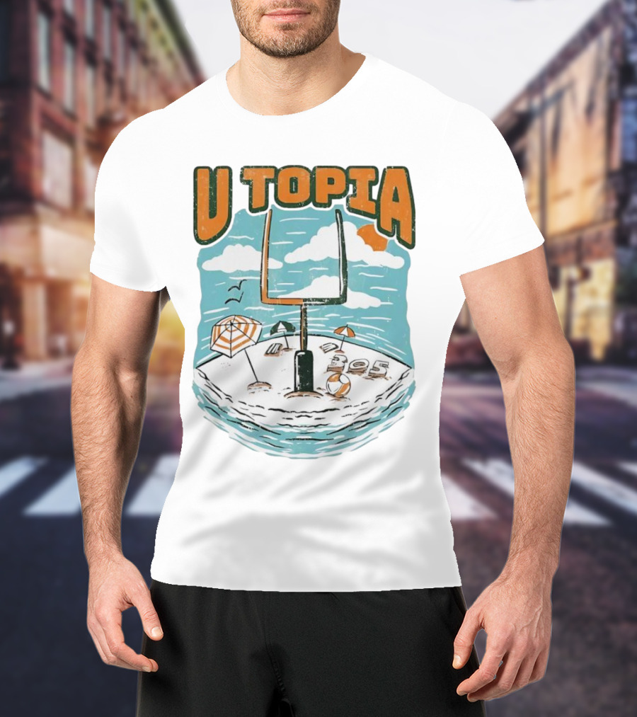 Miami Hurricanes U Topia 305 Beach Paradise T-Shirt