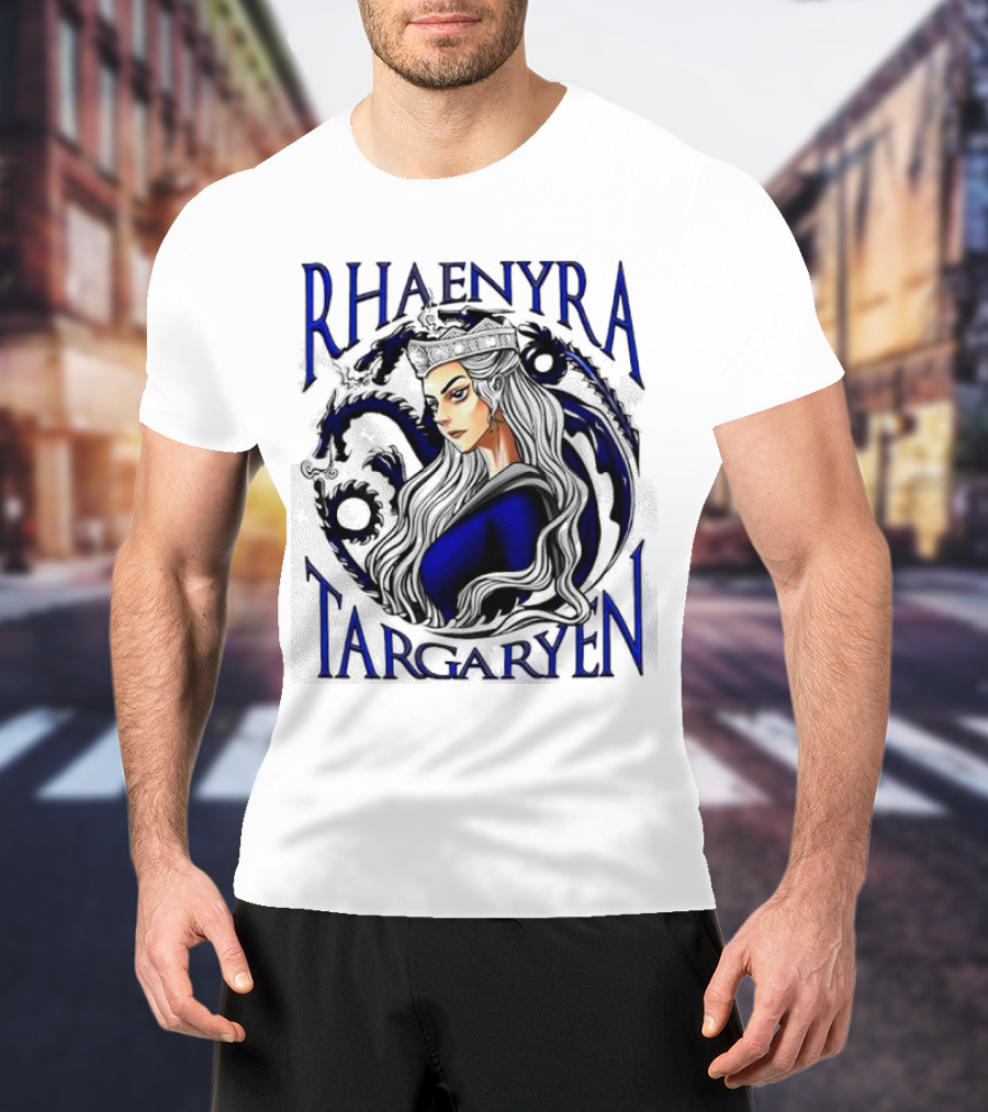 Rhaenyra Targaryen Dragon Emblem Royalty T-Shirt