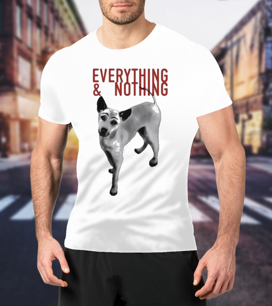 David Sylvian Everything And Nothing Dog Image Everything And Nothing T-Shirt
