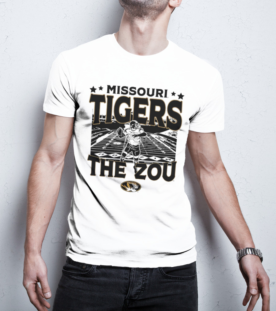 Missouri Tigers The Zou Football Gameday Couture T-Shirt