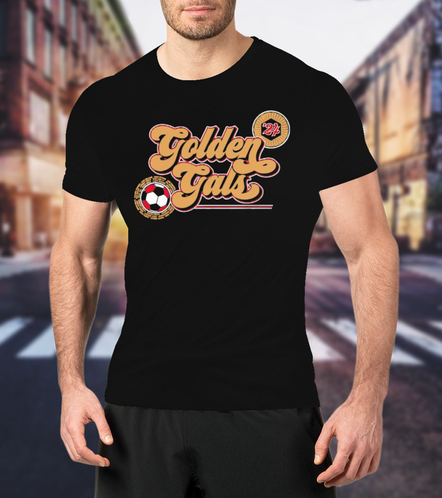 USWNTPA Golden Gals 24 Soccer USA T-Shirt