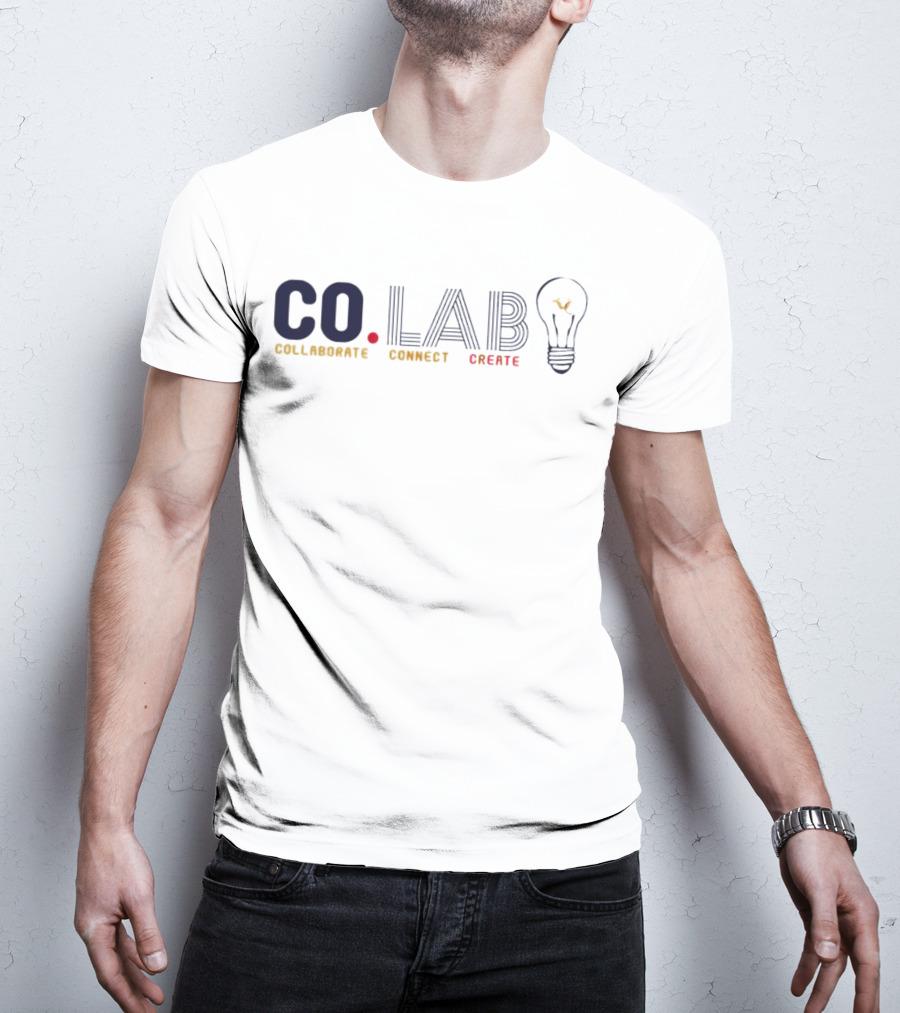 CO.LAB Collaborate Connect Create Light Bulb T-Shirt