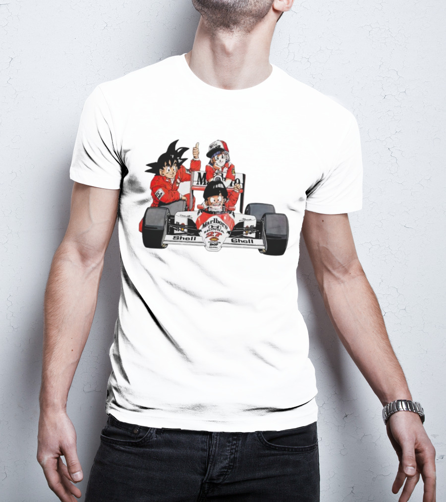 Dragon Ball Marlboro Shell 27 Racing Car Legends T-Shirt